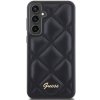 Guess GUHCS23FEPSQSQSK S23 FE S711czarny/black hardcase Quilted Metal Logo
